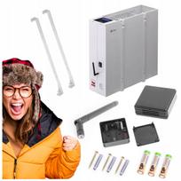 Elektrinis konvektorinis šildytuvas NOGEN 1000 W, efektyvus, tinka 18 m² / 45 m³