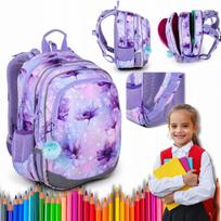Mokyklinė kuprinė mergaitėms TOPGAL Elly 24050, šviesiai violetinė, 23 l, A4