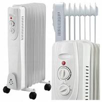 Elektrinis šildytuvas ventiliatorius 600W, nešiojamas, baltas