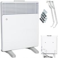 Elektrinis sieninis šildytuvas, 500W, mobilus, baltos spalvos