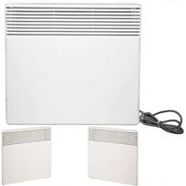 Elektrinis sieninis konvektorinis šildytuvas, 1000 W, 230 V, baltas