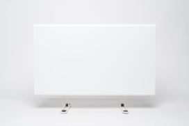 Elektrinis radiatorius Adax Eco Basic, 2000 W, su termostatu, laikmačiu ir kojelėmis, baltas