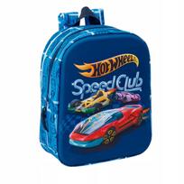 Vaikiška kuprinė Hot Wheels, maža, mėlyna, 3D dizainas