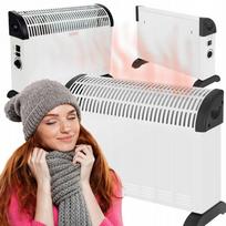Elektrinis konvektorinis šildytuvas su termostatu, 2000 W, 3 galios lygiai