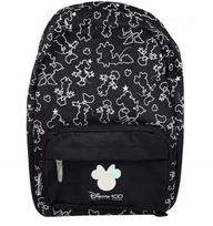 Vienos dalies mokyklinė kuprinė Minnie Mouse Paso, juoda