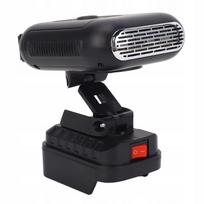 Nešiojamas 90° kampu šildytuvas su akumuliatoriumi, 2 temperatūros lygiai, 2x USB, KT