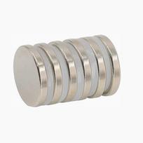 Neodimio magnetai, 6 vnt., 25 mm skersmens, namams ir darbui su metalu