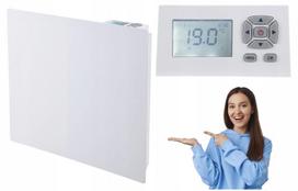 Elektrinis konvektorinis šildytuvas PANEL, baltas, 1000 W, su programatoriumi