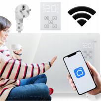 Elektrinis konvektorinis šildytuvas 2500W, baltas, grūdinto stiklo