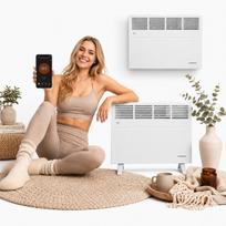 Konvektorinis šildytuvas voniai, 1000 W, WiFi, IP24, ECO 2026