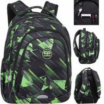 Mokyklinė kuprinė COOLPACK DRAFTER 17", 28 l, žalia