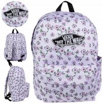 Kuprinė VANS su gėlėmis, 22 l, violetinė, mergaitėms