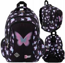 Mokyklinė kuprinė St.Right mergaitėms Pastel Butterfly 1-3