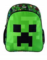 Mokyklinė kuprinė Minecraft Creeper, A4, 40x30x17 cm, 2 skyriai