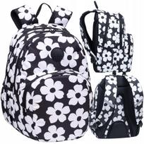Mergaičių mokyklinė kuprinė CoolPack su gėlėmis