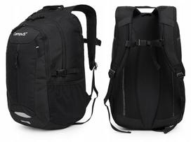 Mokyklinė kuprinė CAMPUS SIRIUS, 30 l, juoda