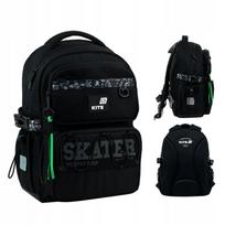 Ortopedinė juoda kuprinė berniukams Skate Kite, 6–12 metų