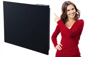 Elektrinis panelinis šildytuvas, antracito spalvos, 1500W, LED ekranas