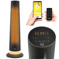Ventiliatorinis šildytuvas Yoer, 2500 W, tylus, su laikmačiu, 4 režimai, energiją taupantis