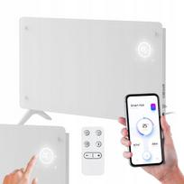 Elektrinis stiklinis konvektorius, baltas, 2000 W, termostatas, WiFi, nuotolinio valdymo pultas