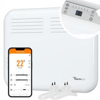 Elektrinis sieninis konvektorius 500W, baltas, su WiFi