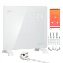 Stiklinis vonios elektrinis šildytuvas 1 kW su WiFi EGW-10B, energiją taupantis
