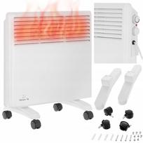 Elektrinis konvektorinis šildytuvas su sieniniu termostatu, 1000 W, energiją taupantis