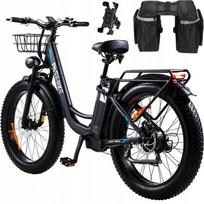 Elektrinis dviratis PASEBIKE P26 Mate, 1500W, 48V 25Ah, iki 50 km/h, 26"x4,0 padangos