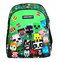 Mokyklinė kuprinė MINECRAFT, didelė, vienos dalies, raštuota
