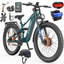 Elektrinis dviratis 48V 20Ah 2000W, iki 50 km/h, 120 km nuotolis, 27.5", su hidrauline amortizacija, bekelės