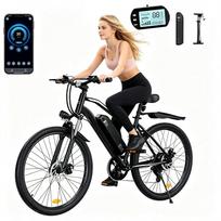 Elektrinis dviratis iScooter EB3S, 36V 15Ah, LCD ekranas, LED žibintai, kruizo kontrolė, nuvažiuoja iki 90 km, maksimalus greitis 35 km/h, PAS sistema