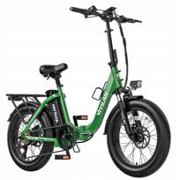 Sulankstomas elektrinis dviratis VITILAN U3, 750W, 48V, 13Ah, 45 km/h, 20", žalias