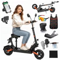 Elektrinis paspirtukas JOYOR S8E, 800W, 48V, 26Ah, nuvažiuoja iki 80 km, sulankstomas, su sėdyne