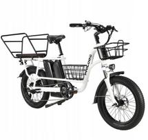 Elektrinis krovininis dviratis Traveller 20", 1000W, dvi baterijos 48V 35Ah, iki 45 km/val., 120 km