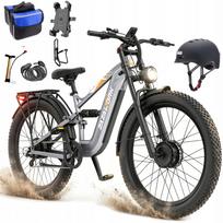 Elektrinis suaugusiųjų motoroleris, 48V20AH, 2000W, iki 50 km/h, nuvažiuoja 120 km, 27.5" ratai, su šalmu