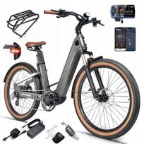 Elektrinis dviratis Mihogo Air Max, 19.2Ah, 48V, 900W, iki 40 km/h, 200 km, GPS, 26