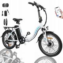 Sulankstomas elektrinis miesto paspirtukas KAISDA-K7, 350 W, 12 Ah, 28 km/h, nuvažiuoja 65 km, 20x1,95", su programėle