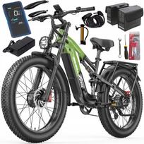 Elektrinis dviratis ZAZAWORK CF26 MAX, 26x4.0", 2000W, 48V 25Ah, iki 50 km/h, 150 AG