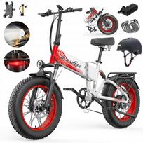 Elektrinis suaugusiųjų motoroleris, 20Ah, 1500W, 45 km/h, 120 km rida, storos padangos, su šalmu