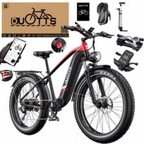 Elektrinis dviratis DUOTTS F26 lite, 750W, 50 km/h, 90 km, 18 Ah, 26x4", su hidrauliniais stabdžiais