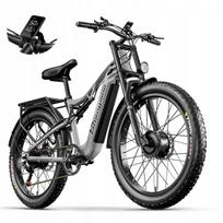 Elektrinis dviratis Shengmilo S600, 2000W, 17,5Ah, 45 km/val., 26", miestui ir bekelėms