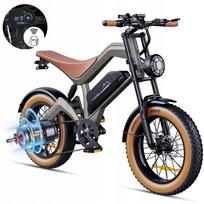 Elektrinis motociklas DY M20, 1000W, 48V, 18.2Ah, 55 km/h, 20x4