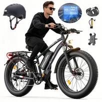 Elektrinis motoroleris suaugusiems, 1500W, 20Ah, 50 km/h, 120 km, storos padangos, šalmas