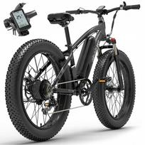 Elektrinis dviratis GOGOBEST GF600, 1500W, 110 km, 13Ah, 26" plačios padangos
