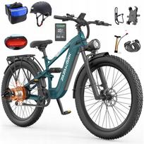 Elektrinis suaugusiųjų dviratis 48V 20Ah, 1000W, 45 km/h, 120 km, 27,5" visureigis