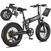 Sulankstomas elektrinis dviratis PVY TURBO, 750 W, 13 Ah, 25 km/h, 20" ratlankiai, off-road