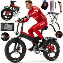 Elektrinis sulankstomas dviratis LANKELEISI G650, 750W, 35 km/h, 100 km, 614,4 Wh