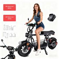 Elektrinis miesto motoroleris 1500W su NFC, 72 km rida