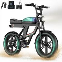 Elektrinis motociklas T20, išimama baterija, 1800W, 48V/20Ah, iki 48 km/h