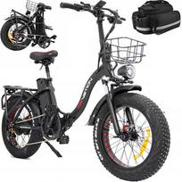 Elektrinis dviratis DRVETION CT20, 20" storos padangos, 1000W, 48V 20Ah, 45 km/val., su krepšiu